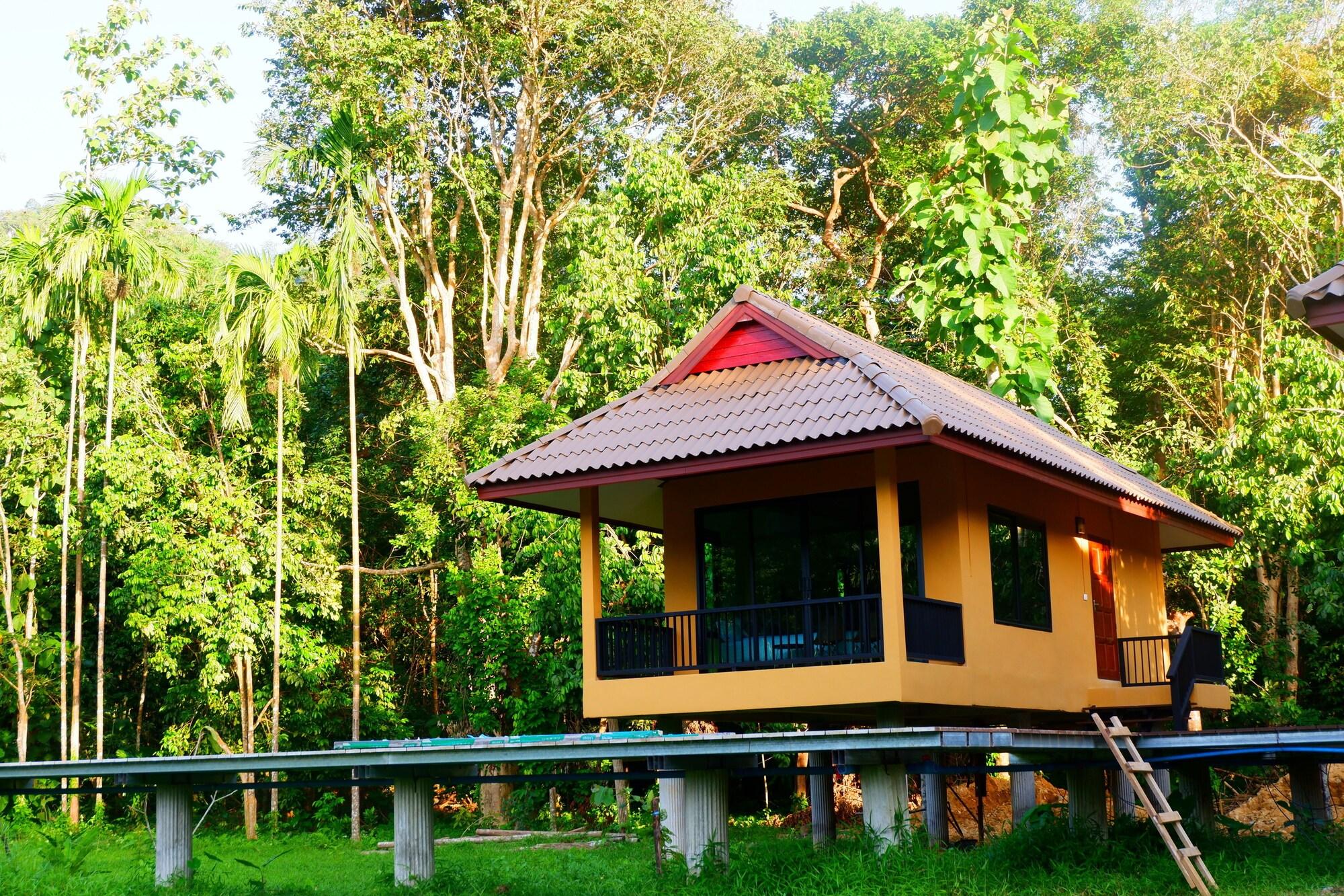 Art'S Riverview Lodge Khao Sok National Park Экстерьер фото