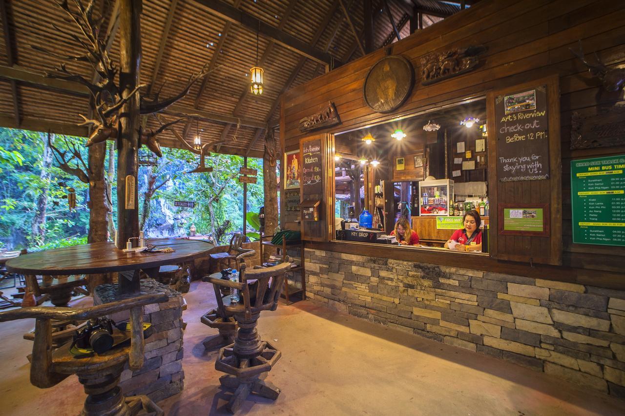 Art'S Riverview Lodge Khao Sok National Park Экстерьер фото