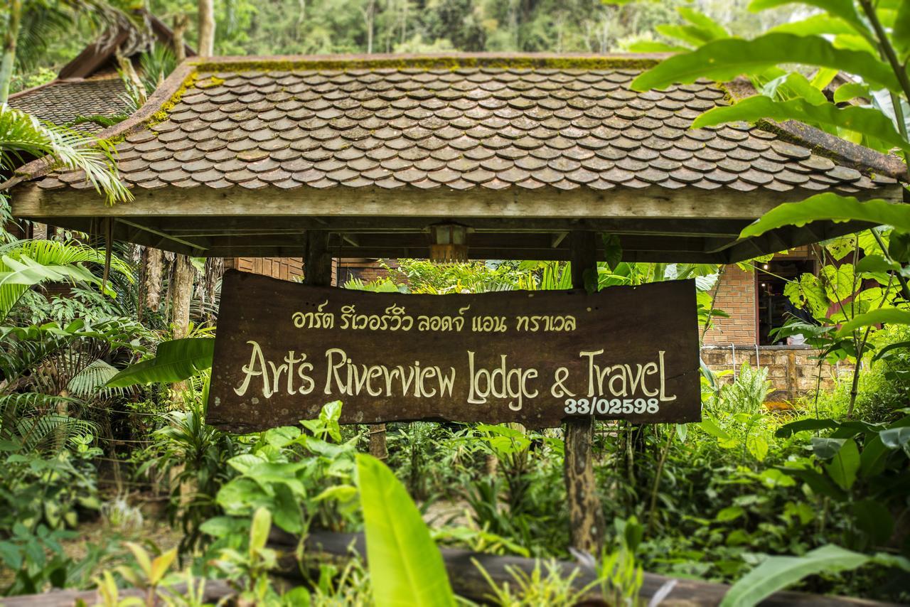 Art'S Riverview Lodge Khao Sok National Park Экстерьер фото