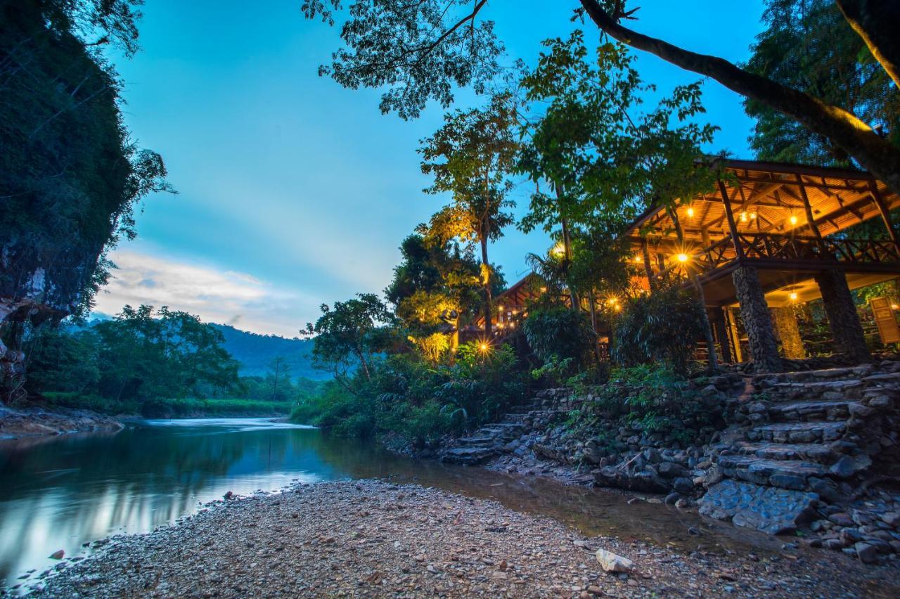 Art'S Riverview Lodge Khao Sok National Park Экстерьер фото